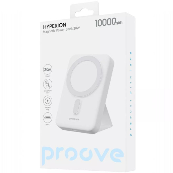 Фото - Батарея мобильная Proove Hyperion 20W 10000mAh 2025 Black (PBHN15020001)