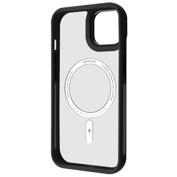 Фото - Чехол для смартфона Proove Clear Essence Case with Magnetic Ring iPhone 13 Black (PCCEIP130002)