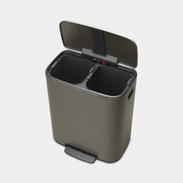 Фото - Бак для мусора с педалью Brabantia Bo PedalL Bin 2х30 л 211546