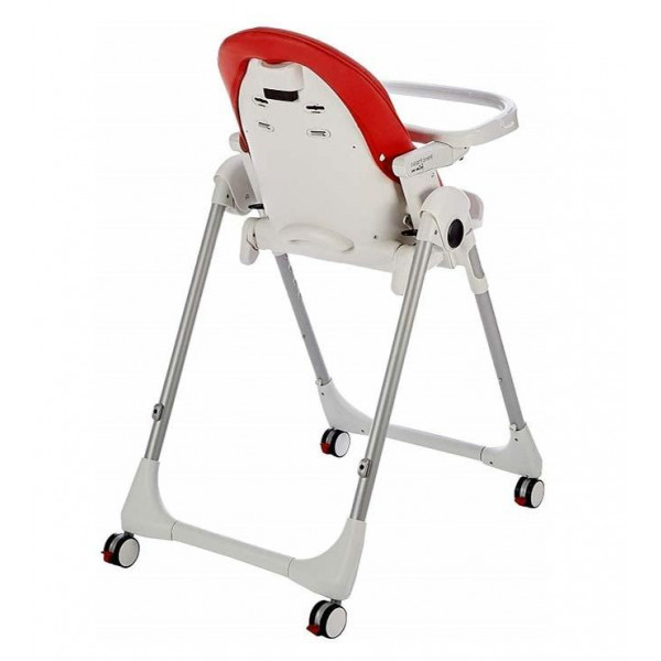 Фото - Стульчик для кормления трансформер Peg-Perego Prima Pappa Follow Me Fragola (красный)