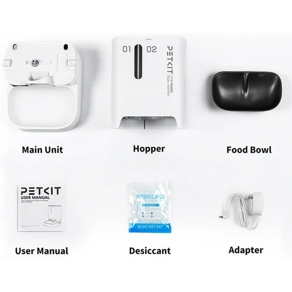 Фото - Смарт-кормушка для животных PETKIT YumShare Dual-hopper with Cam (P591)