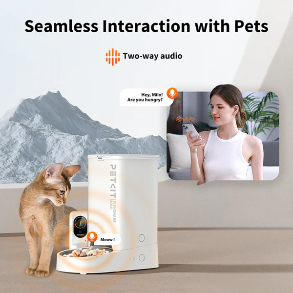 Фото - Смарт-кормушка для животных PETKIT YumShare Solo with Cam (P571)