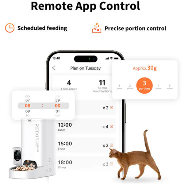 Фото - Смарт-кормушка для животных PETKIT YumShare Solo with Cam (P571)