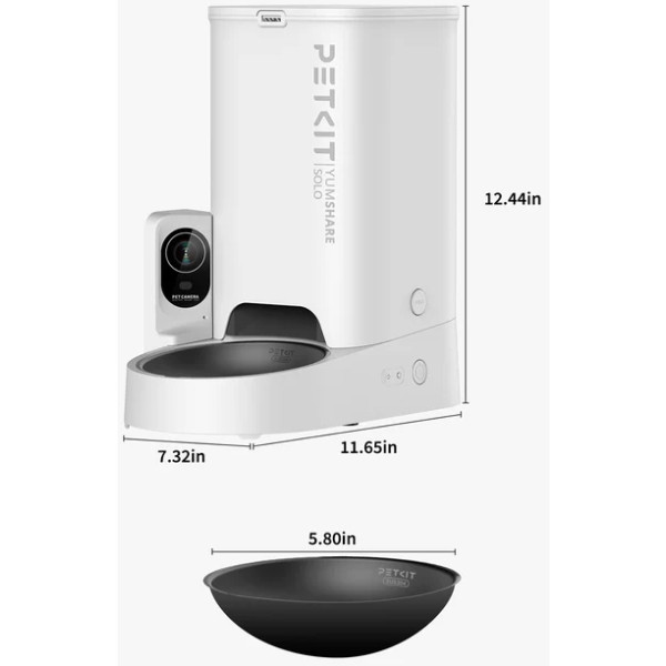 Фото - Смарт-кормушка для животных PETKIT YumShare Solo with Cam (P571)