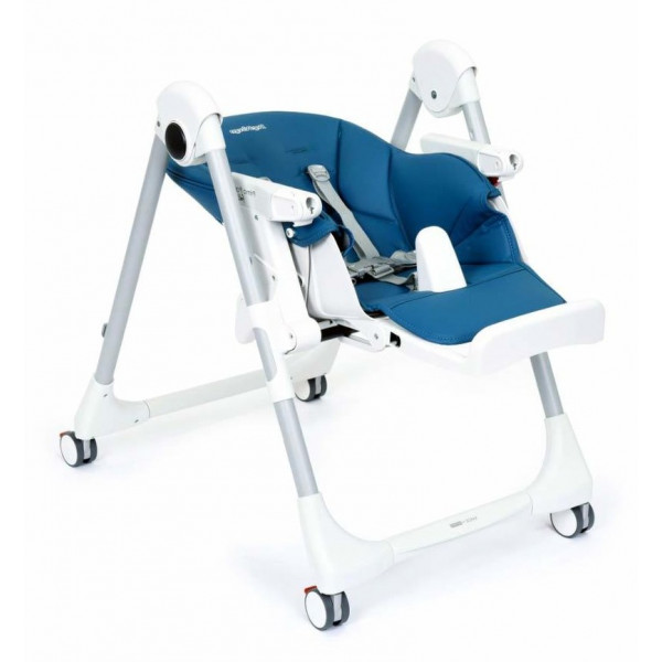 Фото - Стульчик для кормления трансформер Peg-Perego Prima Pappa Follow Me Petrolio (голубой)