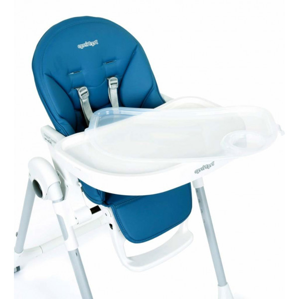 Фото - Стульчик для кормления трансформер Peg-Perego Prima Pappa Follow Me Petrolio (голубой)