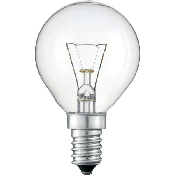 Фото - Лампочка обычного накаливания Philips E14 60W 230V P45 FR 1CT/10X10F Pila