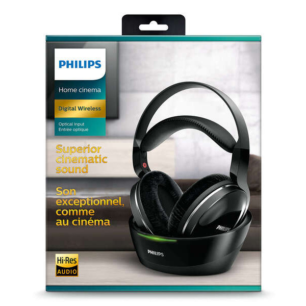 Фото - Наушники накладные беспроводные Philips SHD8850 Black