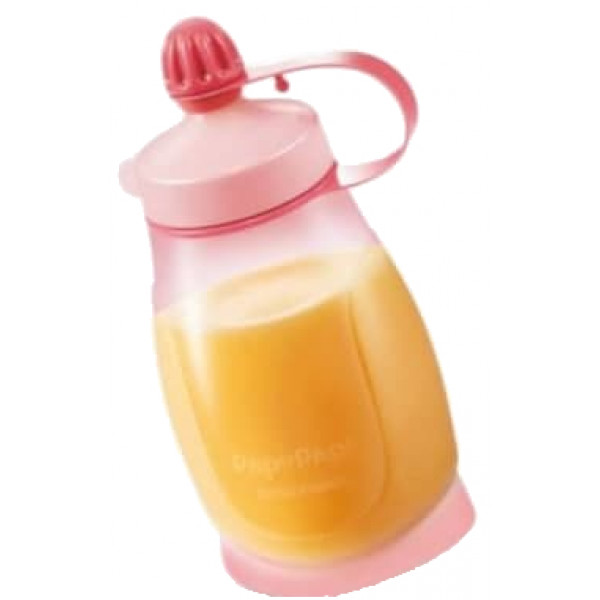 Фото - Поильник-непроливайка детский tescoma Papu Papi 200 мл с ложкой Розовая (667620)