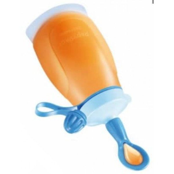 Фото - Поильник-непроливайка детский tescoma Papu Papi 200 мл с ложкой Синяя (667660)