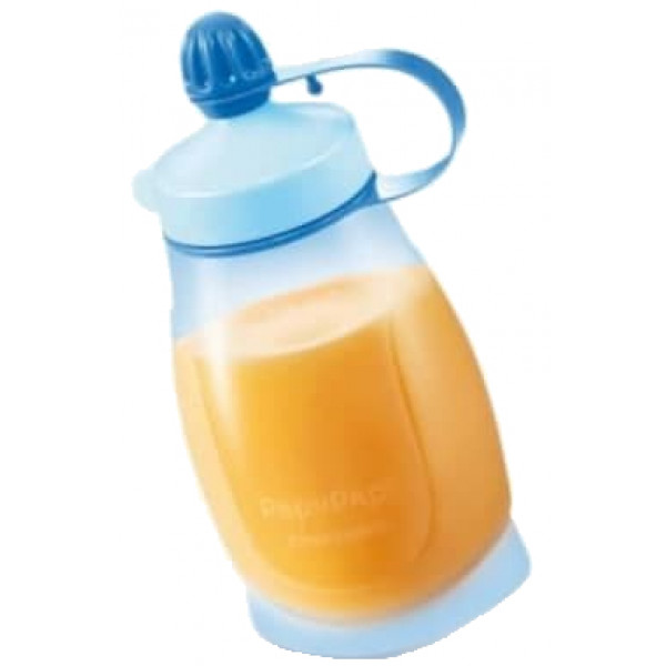 Фото - Поильник-непроливайка детский tescoma Papu Papi 200 мл с ложкой Синяя (667660)