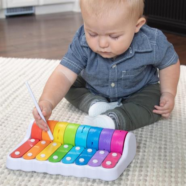 Фото - Ксилофон Fat Brain Toys Rock N' Roller Piano с колокольчиками (F281ML)