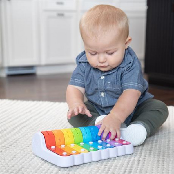 Фото - Ксилофон Fat Brain Toys Rock N' Roller Piano с колокольчиками (F281ML)