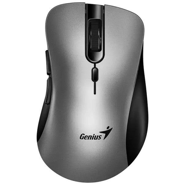 Фото - Мышь беспроводная Genius Ergo 8100S, Silent, AI, WL, серый (31030040404)
