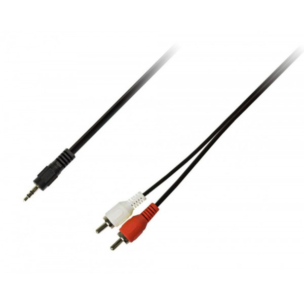 Фото - Кабель 3.5 мм - 3.5 мм Piko AUX 3.5mm M - 2xRCA M 3m (1283126473906) Фото - Кабель 3.5 мм - 3.5 мм Piko AUX 3.5mm M - 2xRCA M 3m (1283126473906)