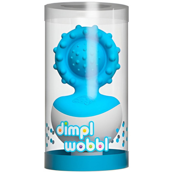 Фото - Прорезыватель Fat Brain Toys dimpl wobl голубой (F2174ML)