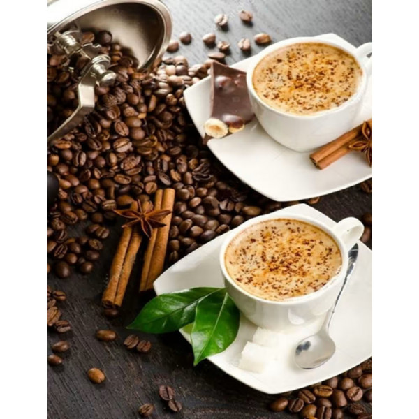 Фото - Алмазная живопись Strateg Встреча на кофе 40х50 см (JSFH85901)