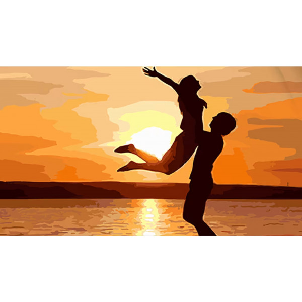 Фото - Картина по номерам Strateg Свободные и влюбленные 50х25 см (WW174) Фото - Картина по номерам Strateg Свободные и влюбленные 50х25 см (WW174)