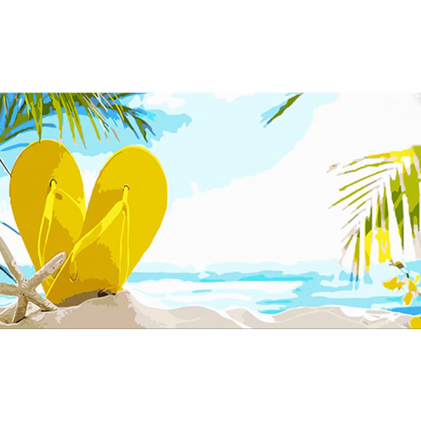 Фото - Картина по номерам Strateg Отдых 50х25 см (WW198) Фото - Картина по номерам Strateg Отдых 50х25 см (WW198)