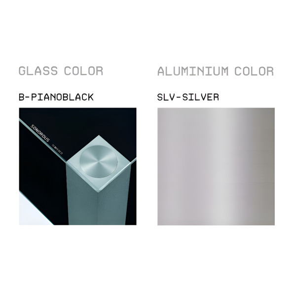 Фото - Тумба для телевизора Sonorous PL 2345-B-SLV