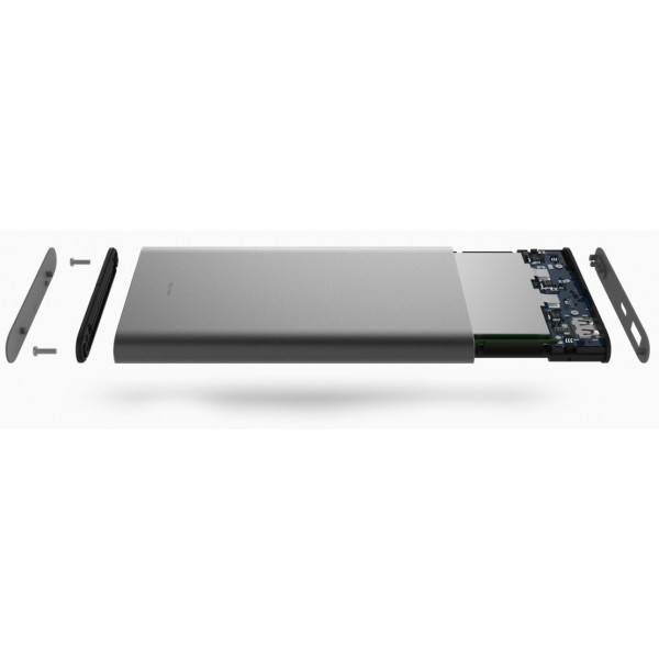 Фото - Батарея мобильная Xiaomi Mi Power Bank Pro 10000 mAh Gray (PLM01ZM)