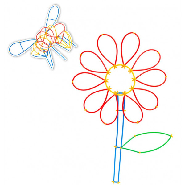 Фото - Пластиковый конструктор dede Природа 300 шт. (03680)