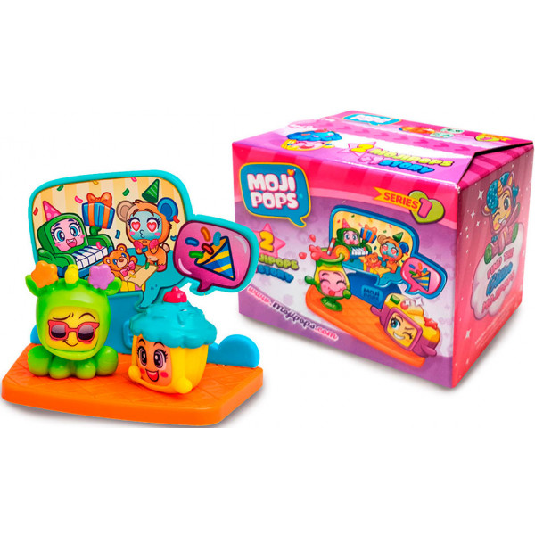 Фото - Набор игровых фигурок Moji Pops S1 – КОРОБОЧКА ПРИКЛЮЧЕНИЙ (2 фигурки, сцена)(PMP1D612IN00)