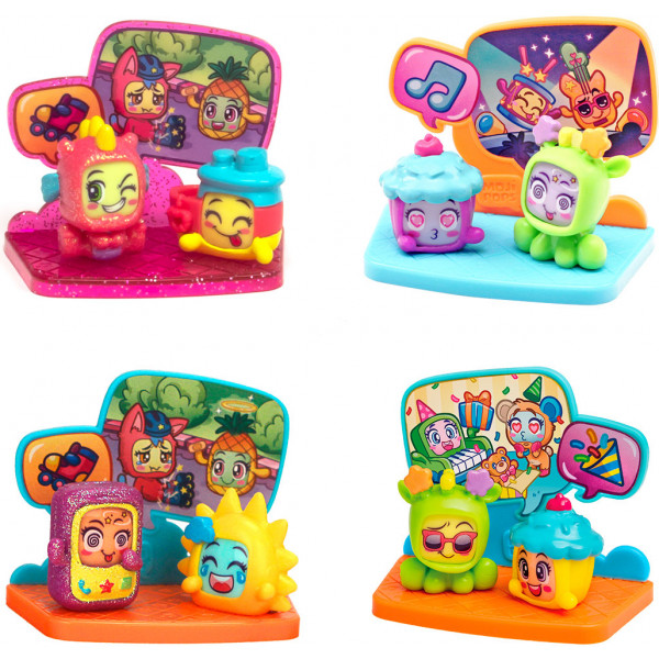 Фото - Набор игровых фигурок Moji Pops S1 – КОРОБОЧКА ПРИКЛЮЧЕНИЙ (2 фигурки, сцена)(PMP1D612IN00)