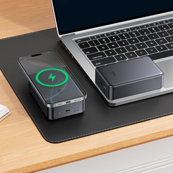 Фото - Батарея мобильная HOCO J160B Original PD20W Magnetic 20000 mAh Metal Gray (714785)