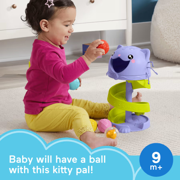 Фото - Игровой центр для малыша Fisher-Price Веселая башня с шариками (HTW92)