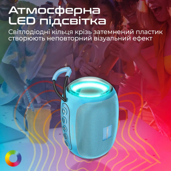 Фото - Портативная акустика Promate ccapsule-3.blue
