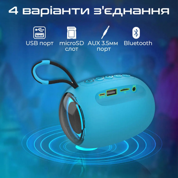Фото - Портативная акустика Promate ccapsule-3.blue