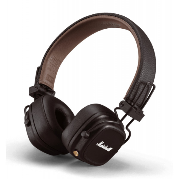 Фото - Уценка - Наушники накладные беспроводные Marshall Major IV Bluetooth Brown (1006127)
