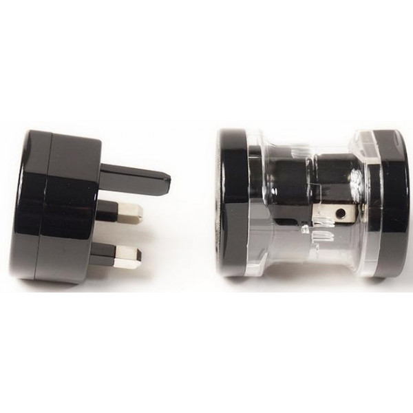 Фото - Переходник Евро 220В PowerPlant 220V 10A Black (DV00DV5068)