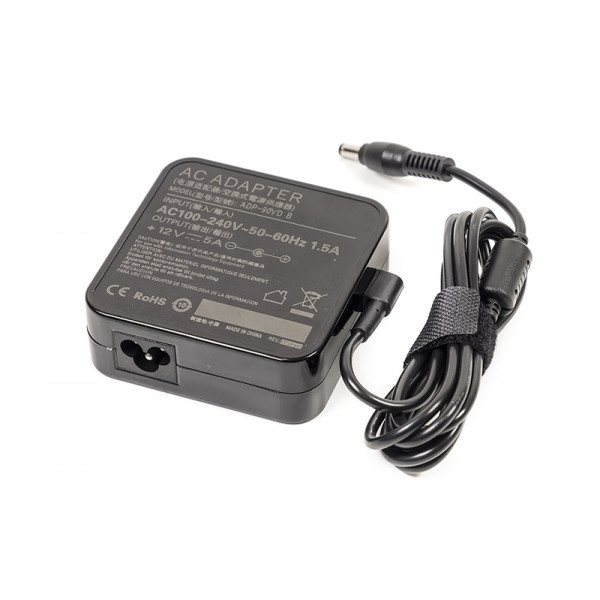 Фото - Зарядное устройство для ноутбука PowerPlant 220V 12V 60W 5A (WMKD00MS0042)