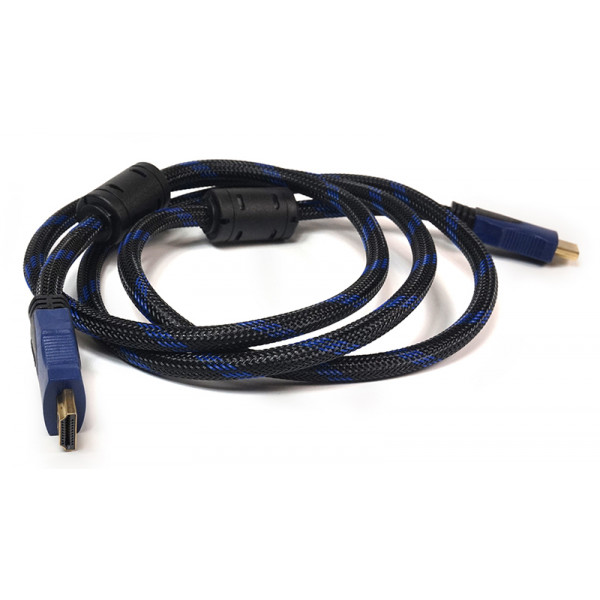 Фото - Кабель HDMI PowerPlant HDMI - HDMI 1.5m Nylon (KD00AS1180)
