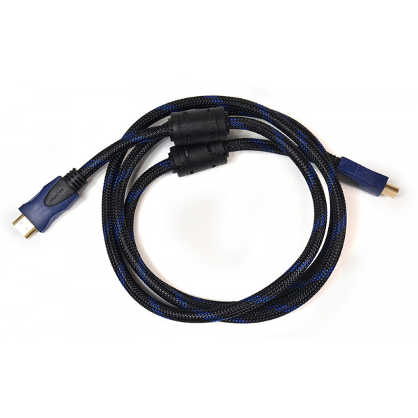 Фото - Кабель HDMI PowerPlant HDMI - HDMI 1.5m Nylon (KD00AS1180)