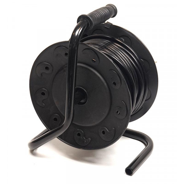 Фото - Удлинитель 220В PowerPlant JY-2002/20 (PPRA10M200S4) 4 розетки 20m Black-Yellow