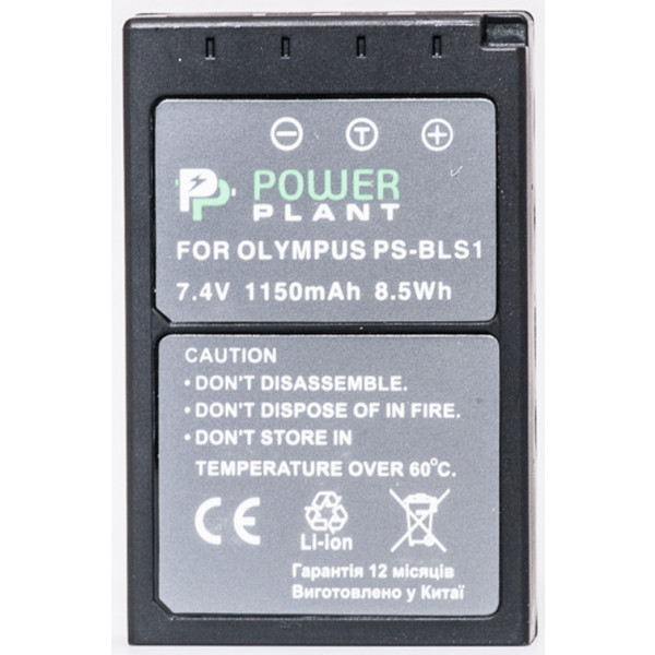 Фото - Аккумулятор для фотокамеры PowerPlant Olympus PS-BLS1 1150mAh (DV00DV1193)