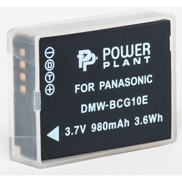 Фото - Аккумулятор для фотокамеры PowerPlant Panasonic DMW-BCG10 980mAh (DV00DV1253)