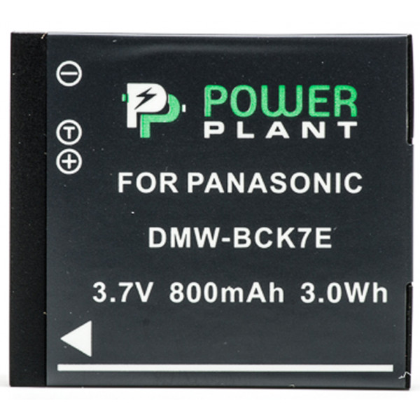 Фото - Аккумулятор для фотокамеры PowerPlant Panasonic DMW-BCK7E 800mAh (DV00DV1301)