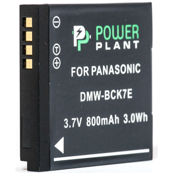 Фото - Аккумулятор для фотокамеры PowerPlant Panasonic DMW-BCK7E 800mAh (DV00DV1301)