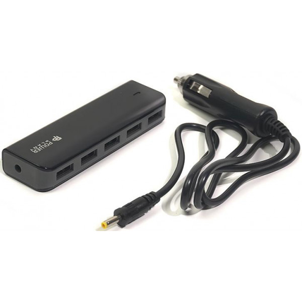 Фото - Автомобильное зарядное устройство PowerPlant UB-860 5xUSB Black (SC230044)