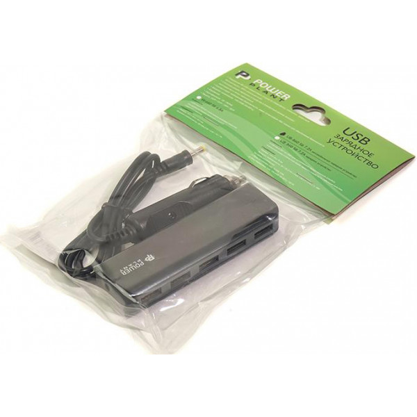 Фото - Автомобильное зарядное устройство PowerPlant UB-860 5xUSB Black (SC230044)