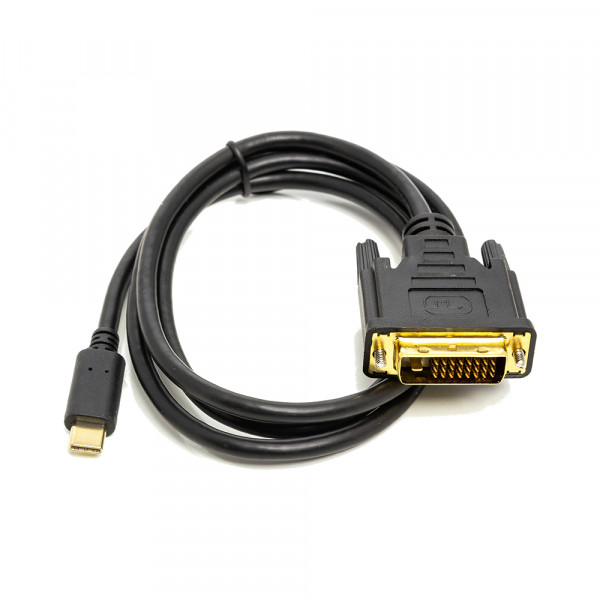 Фото - Кабель PowerPlant USB Type-C 3.1 - DVI (M) 1m (CA912124)