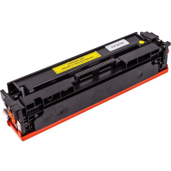 Фото - Картридж для лазерных принтеров/МФУ PowerPlant Canon MF742/744/746, LBP663/664 (CRG-055) YL с чипом (PP-CRG-055YL)