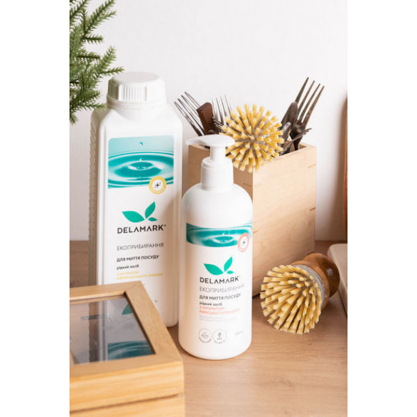 Фото - Средство для ручного мытья посуды DeLaMark с ионами серебра Алоэ вера 500 мл (4820152331007)