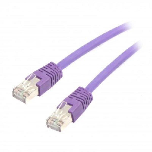 Фото - Кабель патч-корд Cablexpert S/FTP (PP6A-LSZHCU-V-0.25M) 50u 0.25m Violet