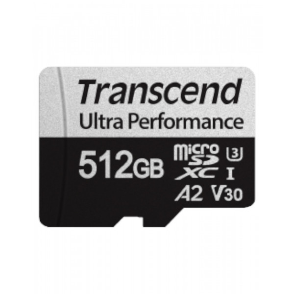 Фото - Карта памяти Transcend 512GB microSDXC w/ adapter UHS-I U3 A2 (TS512GUSD340S)