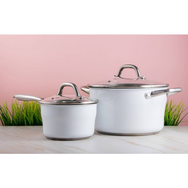 Фото - Кастрюля Pepper Jasmine 16х9.5 см, 1.6 л (PR-2400-16)